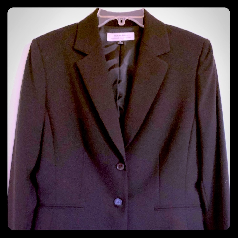 Tahari Black Blazer Jacket
